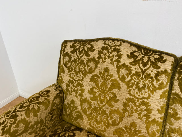 WMK # Wunderschönes Chippendale Sofa mit hochwertigem Brokat Bezug & Gold Braun & handverziertem Holzrahmen # Couch 3-Sitzer 3er Liege Sitzgarnitur Stilmöbel Barock Rokoko Vintage Berlin München Kiel