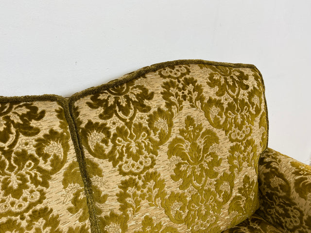 WMK # Wunderschönes Chippendale Sofa mit hochwertigem Brokat Bezug & Gold Braun & handverziertem Holzrahmen # Couch 3-Sitzer 3er Liege Sitzgarnitur Stilmöbel Barock Rokoko Vintage Berlin München Kiel