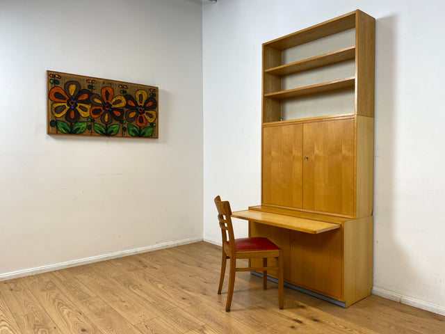 WMK I DDR Designer Highboard 605 von Bruno Knoblauch für VEB Hellerau aus 1968 in Esche I Bücherschrank Bücherregal Regal Regalwand Stringregal Kommode Mid-Century Vintage I Berlin Stuttgart Münster