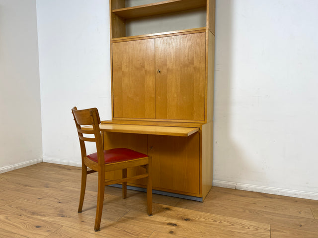 WMK I DDR Designer Highboard 605 von Bruno Knoblauch für VEB Hellerau aus 1968 in Esche I Bücherschrank Bücherregal Regal Regalwand Stringregal Kommode Mid-Century Vintage I Berlin Stuttgart Münster