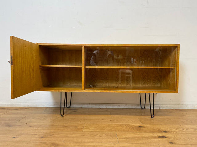 WMK I Designer Sideboard 602/M von VEB Hellerau aus 1962 in Senesche auf Hairpin Metallfüßen