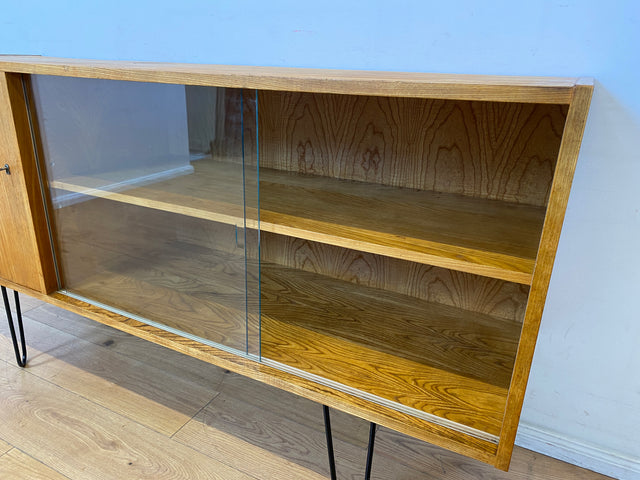WMK I Designer Sideboard 602/M von VEB Hellerau aus 1962 in Senesche auf Hairpin Metallfüßen