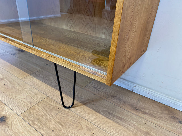 WMK I Designer Sideboard 602/M von VEB Hellerau aus 1962 in Senesche auf Hairpin Metallfüßen