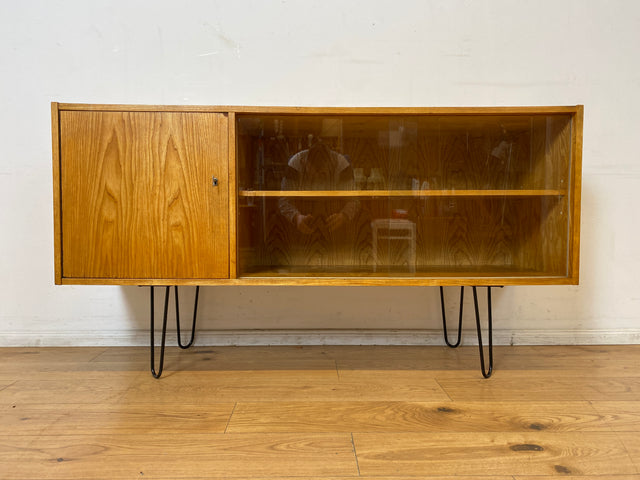 WMK I Designer Sideboard 602/M von VEB Hellerau aus 1962 in Senesche auf Hairpin Metallfüßen