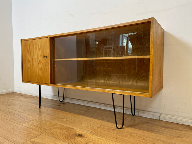 WMK I Designer Sideboard 602/M von VEB Hellerau aus 1962 in Senesche auf Hairpin Metallfüßen