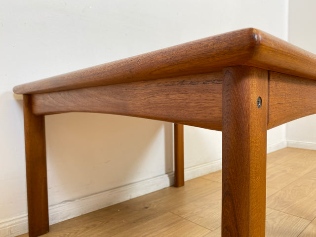 WMK # Stilvoller und gut erhaltener skandinavischer Designercouchtisch von Glostrup Møbelfabrik aus massivem Teakholz # Couchtisch Wohnzimmertisch Coffee table Teak Danish Design Mid-Century Vintage