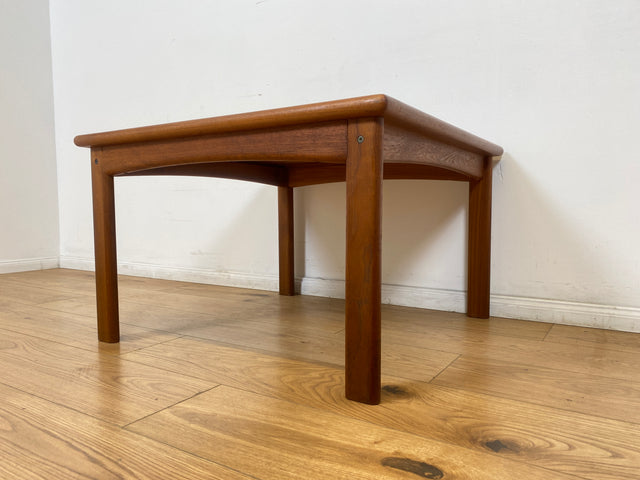 WMK # Stilvoller und gut erhaltener skandinavischer Designercouchtisch von Glostrup Møbelfabrik aus massivem Teakholz # Couchtisch Wohnzimmertisch Coffee table Teak Danish Design Mid-Century Vintage