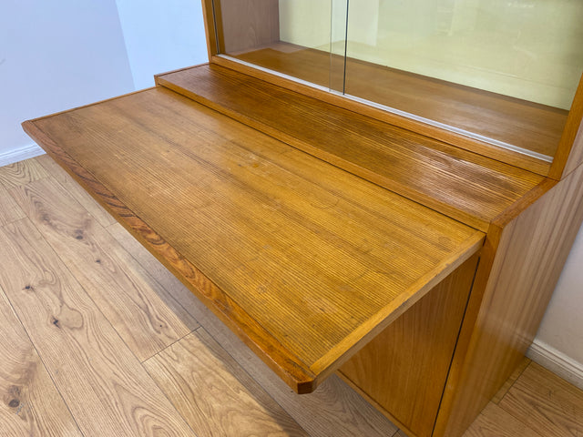 WMK I Stilvoller Designer Bücherschrank aus 1960ern von Bruno Knoblauch für VEB Hellerau I Bücherregal Regal Sekretär Highboard Regalwand Vitrine Büchervitrine Vintage Mid-Century DDR Berlin Hannover