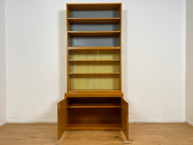 WMK I Stilvoller Designer Bücherschrank aus 1960ern von Bruno Knoblauch für VEB Hellerau I Bücherregal Regal Sekretär Highboard Regalwand Vitrine Büchervitrine Vintage Mid-Century DDR Berlin Hannover