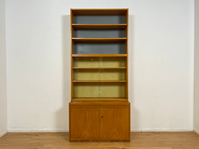 WMK I Stilvoller Designer Bücherschrank aus 1960ern von Bruno Knoblauch für VEB Hellerau I Bücherregal Regal Sekretär Highboard Regalwand Vitrine Büchervitrine Vintage Mid-Century DDR Berlin Hannover