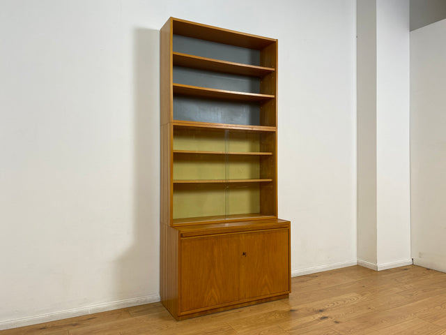 WMK I Stilvoller Designer Bücherschrank aus 1960ern von Bruno Knoblauch für VEB Hellerau I Bücherregal Regal Sekretär Highboard Regalwand Vitrine Büchervitrine Vintage Mid-Century DDR Berlin Hannover