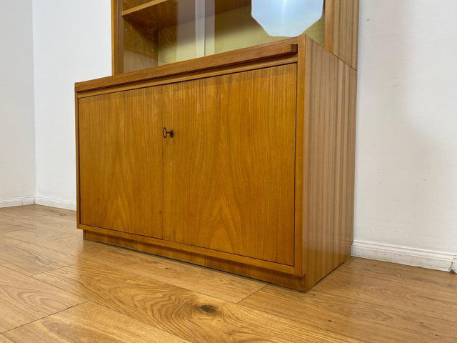 WMK I Stilvoller Designer Bücherschrank aus 1960ern von Bruno Knoblauch für VEB Hellerau I Bücherregal Regal Sekretär Highboard Regalwand Vitrine Büchervitrine Vintage Mid-Century DDR Berlin Hannover