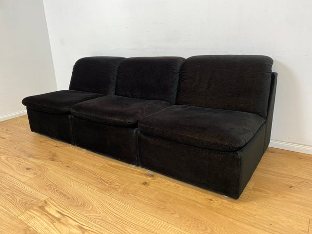 WMK Gut erhaltene Designer Sitzgarnitur von COR aus den 70ern mit 6 Sessel in feinem Kord Bezug & passendem Couchtisch # Sofa Couch Modularsofa Ecksofa Eckcouch Sessel Wohnlandschaft Vintage Space Age