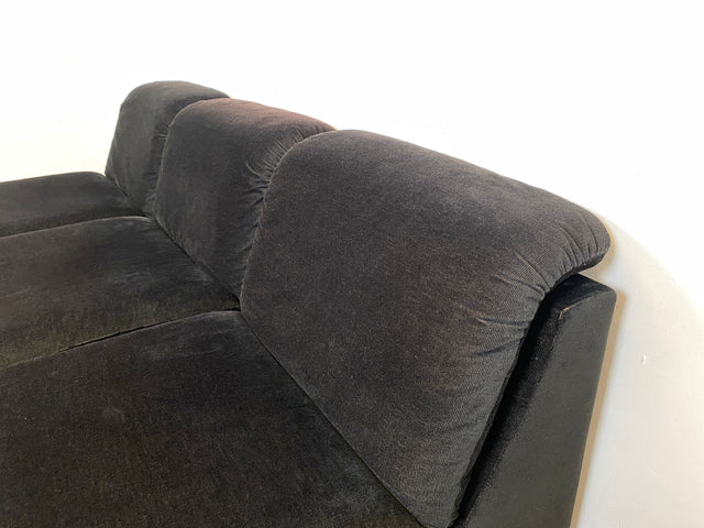 WMK Gut erhaltene Designer Sitzgarnitur von COR aus den 70ern mit 6 Sessel in feinem Kord Bezug & passendem Couchtisch # Sofa Couch Modularsofa Ecksofa Eckcouch Sessel Wohnlandschaft Vintage Space Age