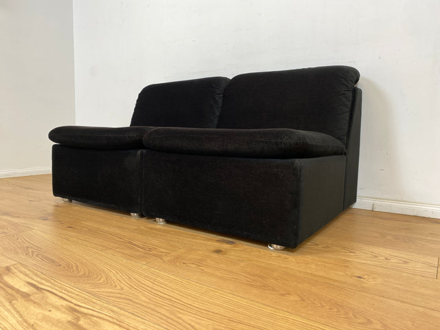 WMK Gut erhaltene Designer Sitzgarnitur von COR aus den 70ern mit 6 Sessel in feinem Kord Bezug & passendem Couchtisch # Sofa Couch Modularsofa Ecksofa Eckcouch Sessel Wohnlandschaft Vintage Space Age