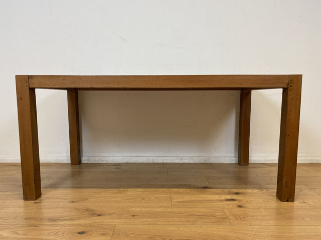 Boatwood by WMK # Einzigartiger 170x88cm großer Esstisch aus altem Bootsholz, ein handgefertigtes Unikat aus massivem Teakholz