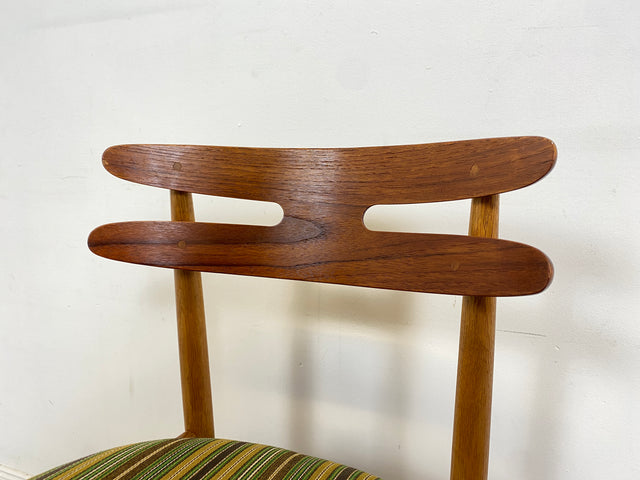 WMK Set aus 4  sehr gut erhaltenen skandinavischen Designerstühle Modell 178 von Johannes Andersen für Bramin in Teakholz # Stühle Esszimmerstühle Küchenstühle Danish Design Mid-Century Vintage