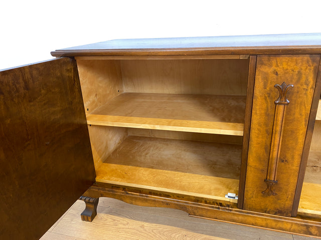 WMK Vornehmes & sehr gut erhaltenes skandinavisches antikes Sideboard (um 1920) aus vollem Holz mit Schubladen # Kommode Anrichte Schrank Wäschekommode Fernsehkommode TV-Lowboard Vintage Jugendstil