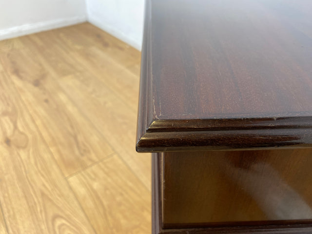 WMK I Sehr elegante kleine Vintage Kommode in englischem Stil mit Schubladen und schönen Messinggriffen I Ablage Sideboard Lowboard TV Bank Flur Bad Wäsche Regency Empire Berlin Dortmund Hannover