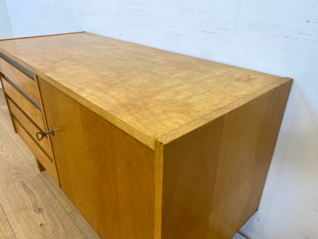 WMK Stilvolle und sehr gut erhaltene Kommode 794/9 aus 1961 von VEB Hellerau mit Schubladen # Sideboard Designerkommode Lowboard TV-Lowboard TV-Bank Wäschekommode Schuhschrank Vintage Mid-Century DDR