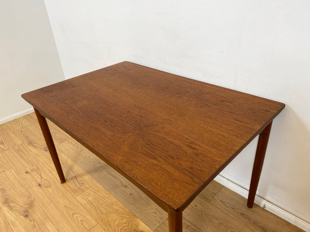 WMK Stilvoller und gut erhaltener ausziehbarer skandinavischer Esstisch in edlem Teakholz # Esstisch Tisch Küchentisch Holztisch Dining Table Ausziehtisch Danish Design Mid-Century Vintage Teak 60er