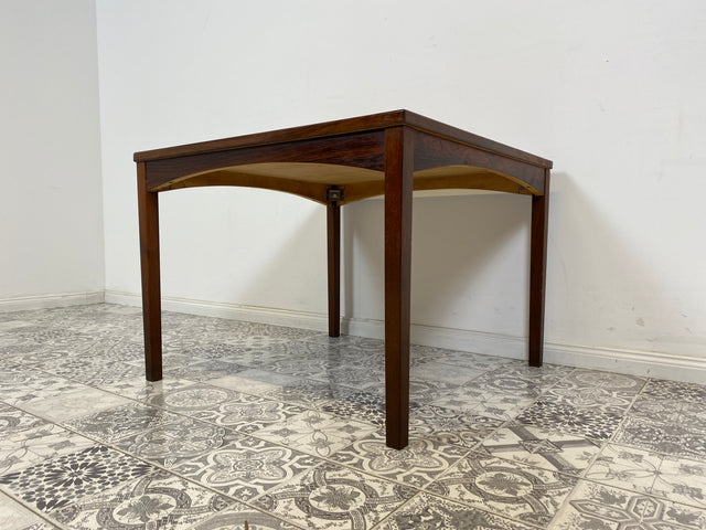 WMK Sehr gut erhaltener, minimalistischer skandinavischer Couchtisch in edlem Palisander # Wohnzimmertisch Besitelltisch Coffee Table Vintage Danish Design - Lieferung möglich