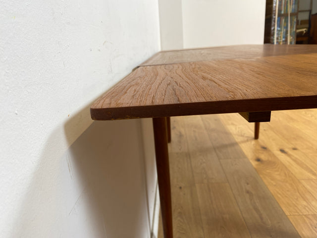 WMK Stilvoller und gut erhaltener ausziehbarer skandinavischer Esstisch in edlem Teakholz # Esstisch Tisch Küchentisch Holztisch Dining Table Ausziehtisch Danish Design Mid-Century Vintage Teak 60er