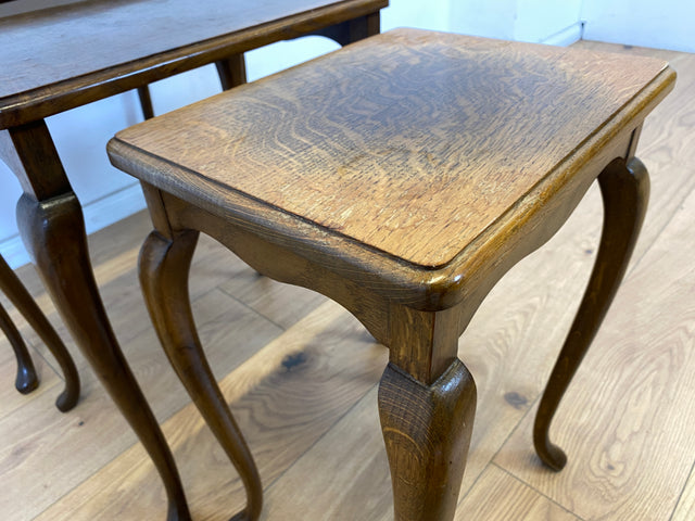 WMK Hochwertiges und sehr gut erhaltenes 230cm langes dänisches Stilmöbel Sideboard im antikem Stil mit Schubladen und Schiebetüren # Anrichte Büfett Buffett Schrank TV-Lowboard Kommode Vintage 70er