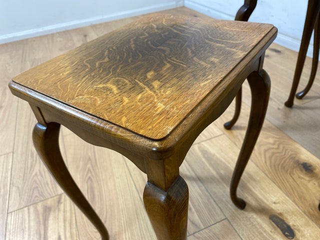 WMK Hochwertiges und sehr gut erhaltenes 230cm langes dänisches Stilmöbel Sideboard im antikem Stil mit Schubladen und Schiebetüren # Anrichte Büfett Buffett Schrank TV-Lowboard Kommode Vintage 70er