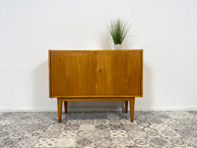 WMK Stilvolle Mid-Century Kommode 602/A aus 1966 in Senesche, ein zeitloses Original von Franz Ehrlich für VEB Hellerau # Schrank Fernsehkommode TV-Lowboard Sideboard Schuhschrank 60er DDR Vintage