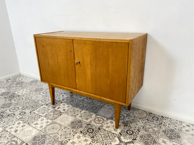 WMK Stilvolle Mid-Century Kommode 602/A aus 1966 in Senesche, ein zeitloses Original von Franz Ehrlich für VEB Hellerau # Schrank Fernsehkommode TV-Lowboard Sideboard Schuhschrank 60er DDR Vintage