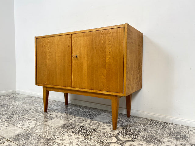 WMK Stilvolle Mid-Century Kommode 602/A aus 1966 in Senesche, ein zeitloses Original von Franz Ehrlich für VEB Hellerau # Schrank Fernsehkommode TV-Lowboard Sideboard Schuhschrank 60er DDR Vintage