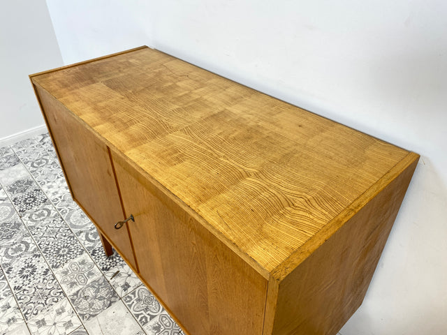 WMK Stilvolle Mid-Century Kommode 602/A aus 1966 in Senesche, ein zeitloses Original von Franz Ehrlich für VEB Hellerau # Schrank Fernsehkommode TV-Lowboard Sideboard Schuhschrank 60er DDR Vintage