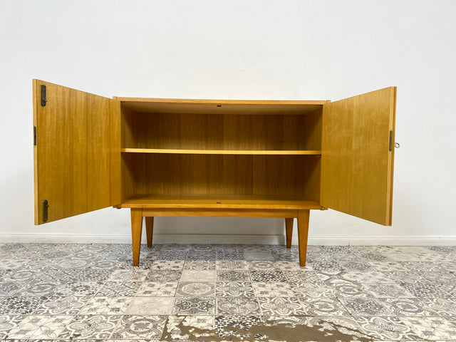 WMK Stilvolle Mid-Century Kommode 602/A aus 1966 in Senesche, ein zeitloses Original von Franz Ehrlich für VEB Hellerau # Schrank Fernsehkommode TV-Lowboard Sideboard Schuhschrank 60er DDR Vintage