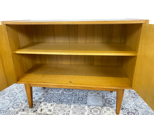 WMK Stilvolle Mid-Century Kommode 602/A aus 1966 in Senesche, ein zeitloses Original von Franz Ehrlich für VEB Hellerau # Schrank Fernsehkommode TV-Lowboard Sideboard Schuhschrank 60er DDR Vintage