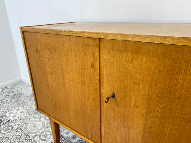 WMK Stilvolle Mid-Century Kommode 602/A aus 1966 in Senesche, ein zeitloses Original von Franz Ehrlich für VEB Hellerau # Schrank Fernsehkommode TV-Lowboard Sideboard Schuhschrank 60er DDR Vintage