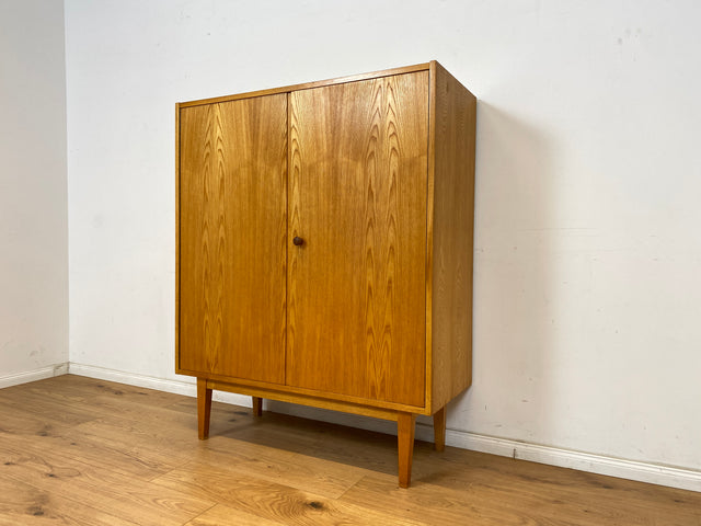 WMK Stilvoller und sehr gut erhaltener Mid-Century Wäscheschrank 602/B aus 1965 in Senesche , ein Original von Franz Ehrlich für VEB Hellerau # Schrank Highboard Sideboard Kommode DDR 60er Vintage