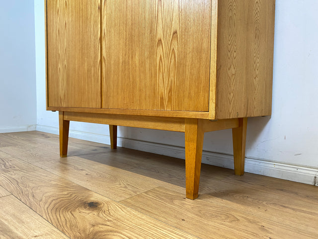 WMK Stilvoller und sehr gut erhaltener Mid-Century Wäscheschrank 602/B aus 1965 in Senesche , ein Original von Franz Ehrlich für VEB Hellerau # Schrank Highboard Sideboard Kommode DDR 60er Vintage