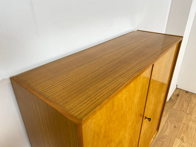 WMK Raumaufhellender & gut erhaltener Mid-Century Mehrzweckschrank Modell 3336 von VEB Möbelfabrik Werdau aus 1964  # Schrank Highboard Wäscheschrank Kommode Wäschekommode Sideboard DDR Vintage Retro