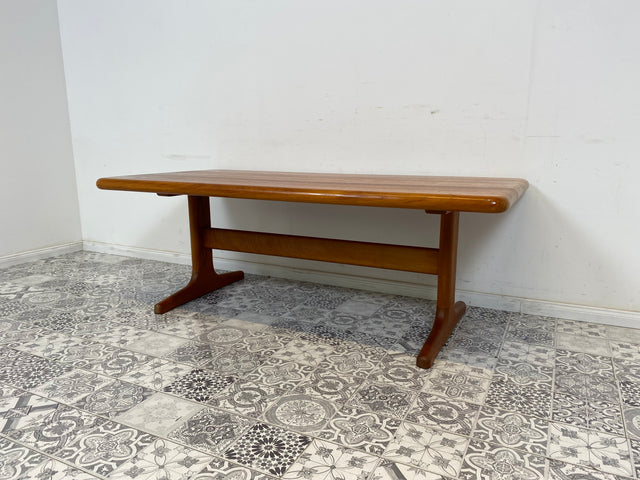 WMK Schöner und gut erhaltener Danish Designer Couchtisch von Glostrup Møbelfabrik aus massivem Teakholz # Tisch Wohnzimmertisch Skandinavisch Teak Vintage - Lieferung möglich