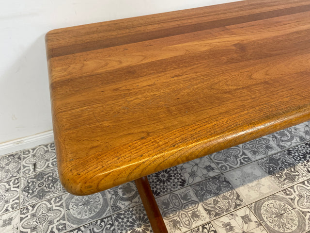 WMK Schöner und gut erhaltener Danish Designer Couchtisch von Glostrup Møbelfabrik aus massivem Teakholz # Tisch Wohnzimmertisch Skandinavisch Teak Vintage - Lieferung möglich