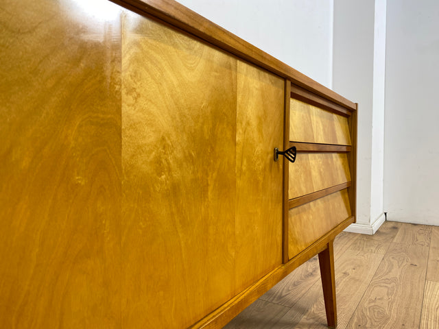 WMK Stilvolles und sehr gut erhaltenes Mid-Century Sideboard Modell 3336 von VEB Möbelfabrik Werdau aus 1964 # Schrank Anrichte Wäscheschrank TV-Lowboard Fernsehkommode Kommode DDR Vintage Retro 60er