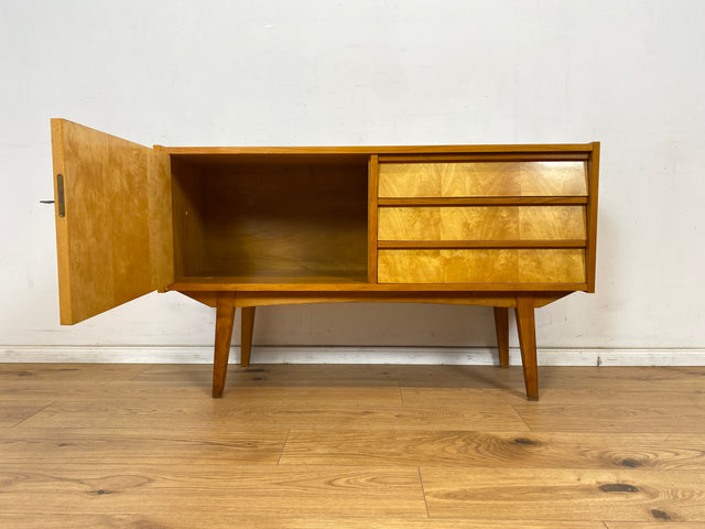 WMK Stilvolles und sehr gut erhaltenes Mid-Century Sideboard Modell 3336 von VEB Möbelfabrik Werdau aus 1964 # Schrank Anrichte Wäscheschrank TV-Lowboard Fernsehkommode Kommode DDR Vintage Retro 60er