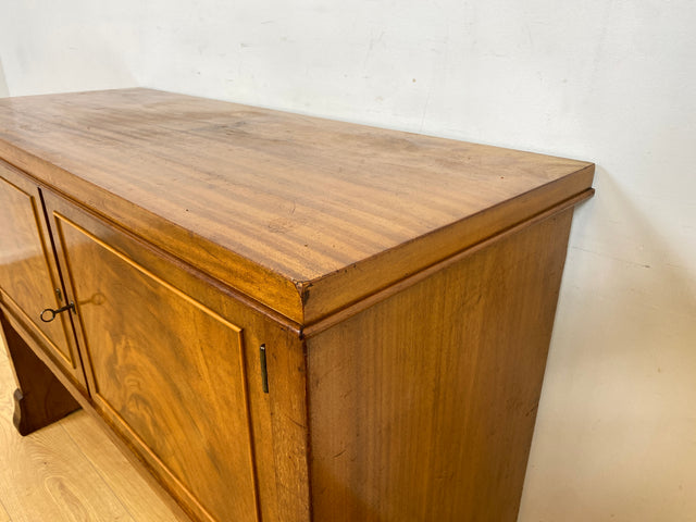 WMK Hochwertiger und sehr gut erhaltener Antiker Schrank aus massiven Holz im edlen Wurzelholz Furnier mit innenliegenden Schubladen # Sideboard Kommode Fernsehkommode Anrichte Art Deco Vintage 30er