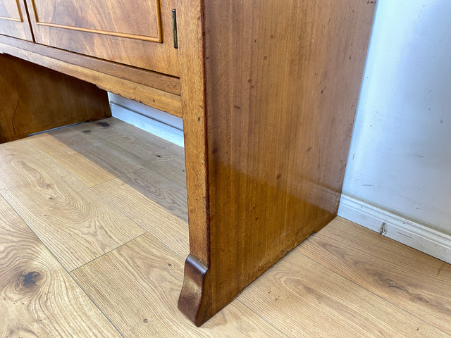 WMK Hochwertiger und sehr gut erhaltener Antiker Schrank aus massiven Holz im edlen Wurzelholz Furnier mit innenliegenden Schubladen # Sideboard Kommode Fernsehkommode Anrichte Art Deco Vintage 30er