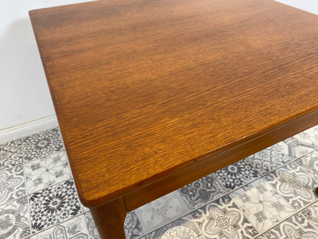 WMK Eleganter und gut erhaltener skandinavischer Mid-Century Couchtisch aus Teak von Alberts Tibro # Tisch Beistelltisch Danish Design Teakholz Vintage 50er 60er - Lieferung möglich