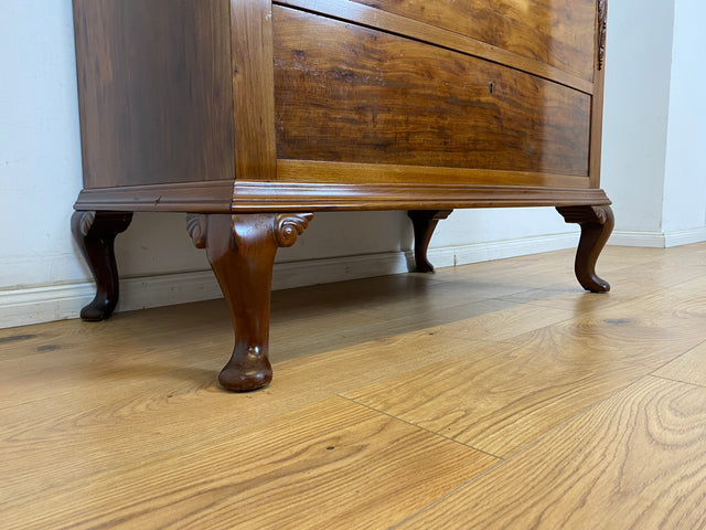 WMK Wunderschöner und gut erhaltener antiker skandinavischer Sekretär aus vollem Holz mit ausziehbarer Schreibplatte # Schreibschrank Schreibtisch Desk Lady Kommode Schubladenkommode Schrank Vintage