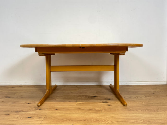 WMK Edler und hochwertiger skandinavischer Designer Esstisch von Skovby Møbelfabrik aus massiver Eiche , 2-fach ausziehbar # Tisch Küchentisch Ausziehtisch Holztisch Dining Table Danish Design Vintage