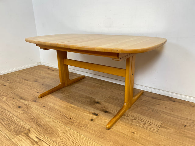 WMK Edler und hochwertiger skandinavischer Designer Esstisch von Skovby Møbelfabrik aus massiver Eiche , 2-fach ausziehbar # Tisch Küchentisch Ausziehtisch Holztisch Dining Table Danish Design Vintage