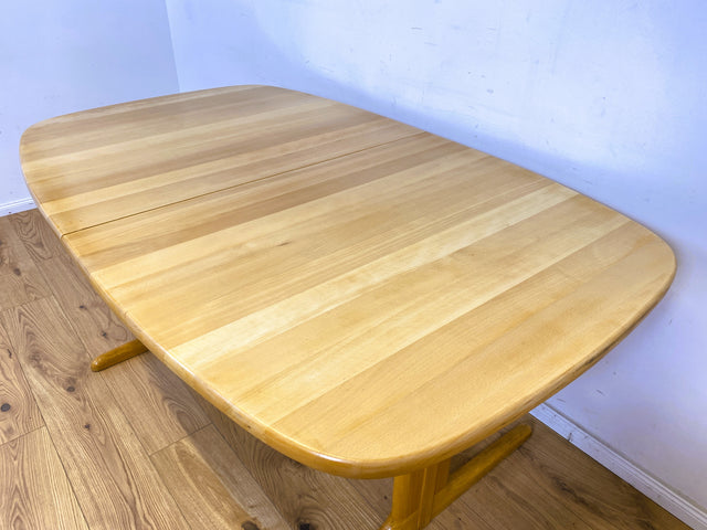 WMK Edler und hochwertiger skandinavischer Designer Esstisch von Skovby Møbelfabrik aus massiver Eiche , 2-fach ausziehbar # Tisch Küchentisch Ausziehtisch Holztisch Dining Table Danish Design Vintage